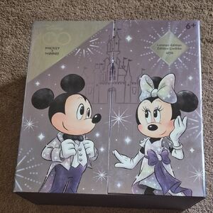 Disney Mickey & Minnie Collectible Box in Purple and Silver